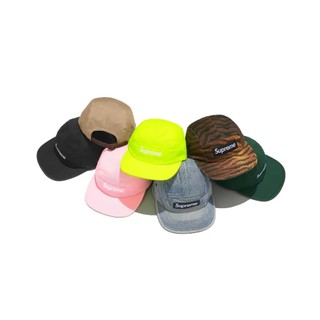 SUPREME WASHED CHINO TWILL CAMP CAP 水洗 單寧 虎紋 棕 帽子 皮扣 FW25H39