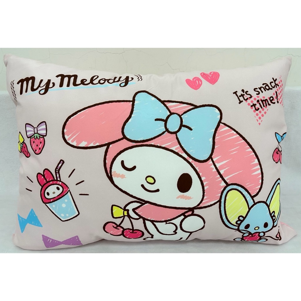 美樂蒂枕頭 美樂蒂抱枕 美樂蒂雙人枕 美樂蒂中枕 美樂蒂午安枕 美樂蒂靠枕 美樂蒂抱枕 正版 三麗鷗 枕頭