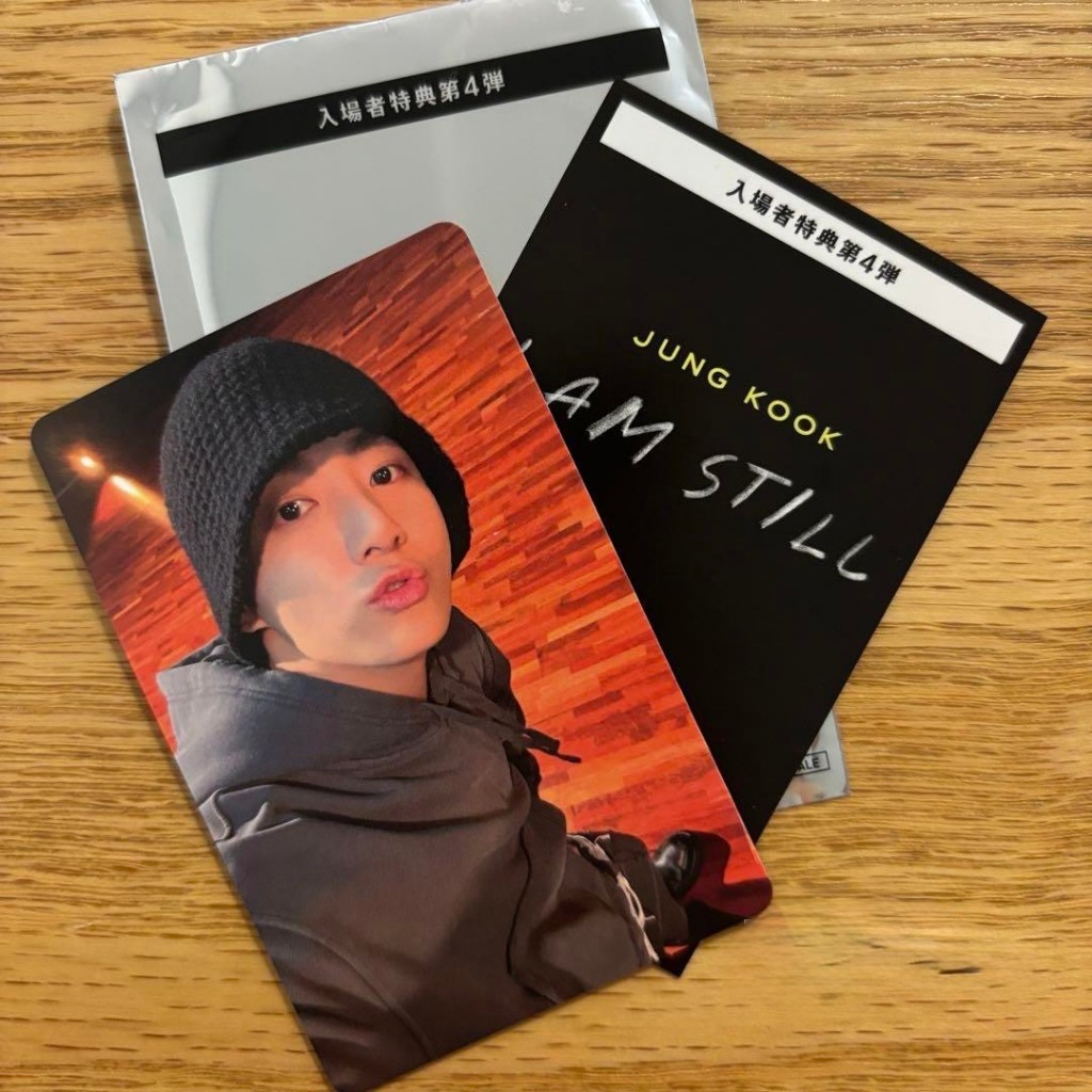 [現貨] BTS 田柾國『JUNG KOOK: I AM STILL』日本電影入場特典 膠片 特典小卡