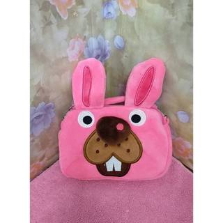 LINE POKOPANG! 波兔村保衛戰 波兔 絨毛側背包 側背包 造型背包