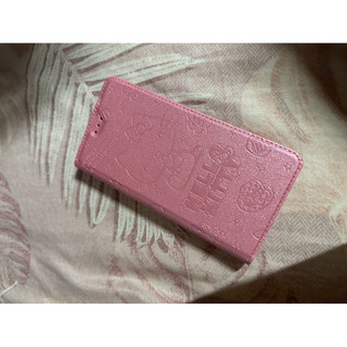 9.5成新 現貨｜Hello Kitty 掀蓋式手機殼 iPhone14Pro 粉紅色 書本式手機殼 翻蓋式手機殼