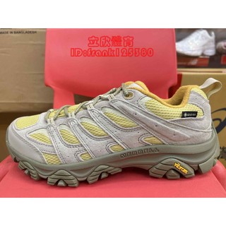 MERRELL MOAB 3 GTX 防水登山健行鞋 ML066069 芥末黃 戶外鞋 越野 止滑耐磨 防沙石 黃金大底