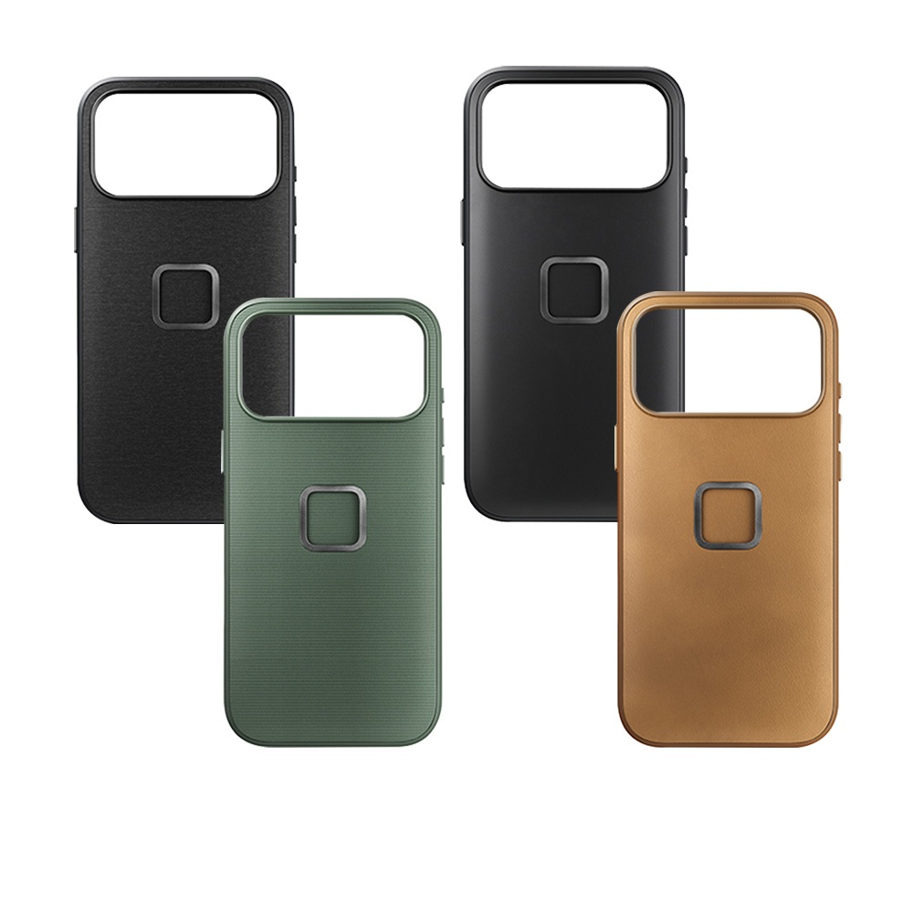 Peak Design iPhone 17 Pro Max 易快扣手機殼 復古棕 沉穩黑 鼠尾草綠 炭燒灰 公司貨