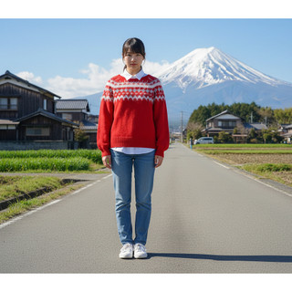 女裝-SO NICE人造絲＋兔絨針織罩衫 S號