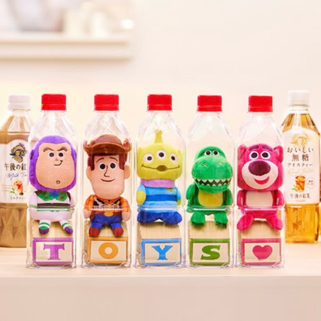 【現貨】 7-11 午後紅茶x玩具總動員 30週年 午後的電影時光 瓶中娃娃 （巴斯光年、胡迪、三眼怪、抱抱龍、熊抱哥）