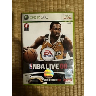 XBOX 360 電玩 NBA LIVE 08 籃球 EA 中英文版