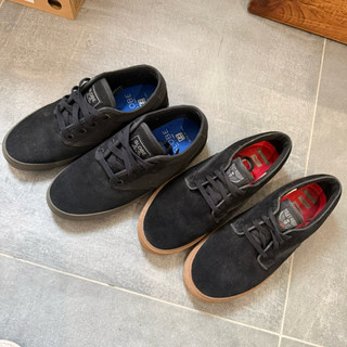 二手九成新Globe、Lakai 黑色滑板鞋