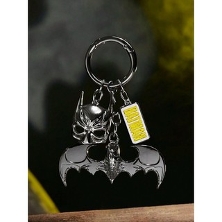 正版聯名 BATMAN蝙蝠俠 英雄面具和蝙蝠腳色金屬吊飾 鑰匙圈