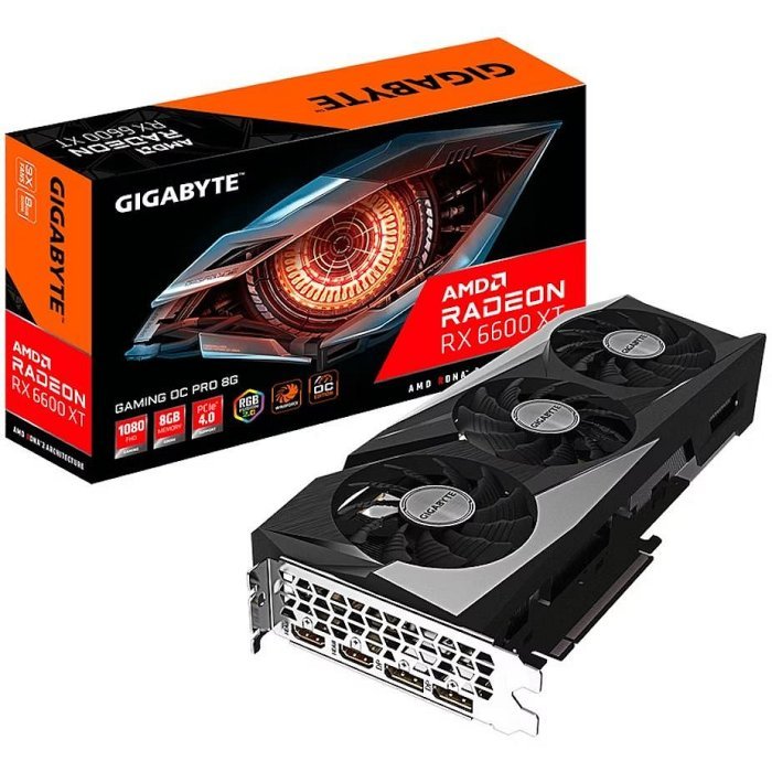 二手 技嘉GIGABYTE RX 6600 XT GAMING OC PRO 8G 顯卡，黑蘋果可，非礦卡