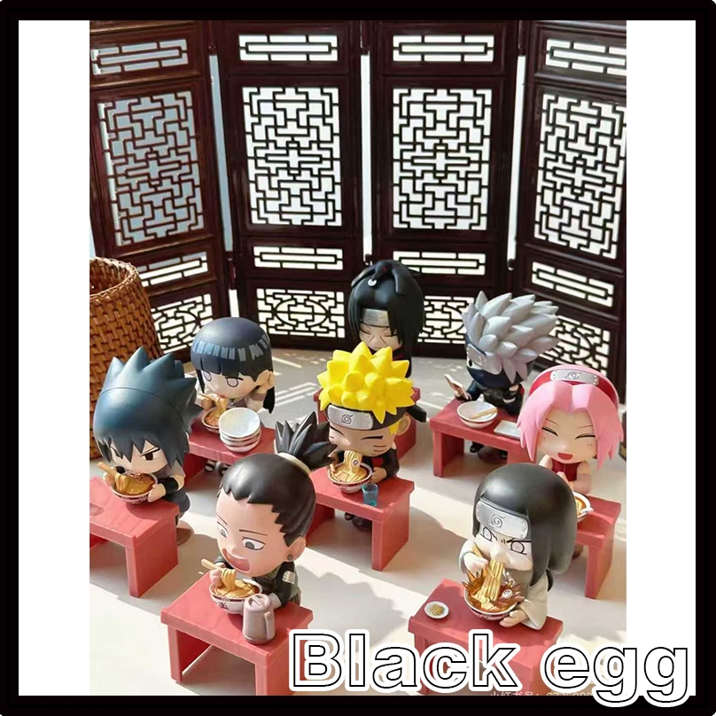 【黑蛋】現貨 萬代 BNFIGURE Q 火影忍者 疾風傳 拉麵主題 盲盒 玩具 公仔 盒玩 盲盒 一中盒8入