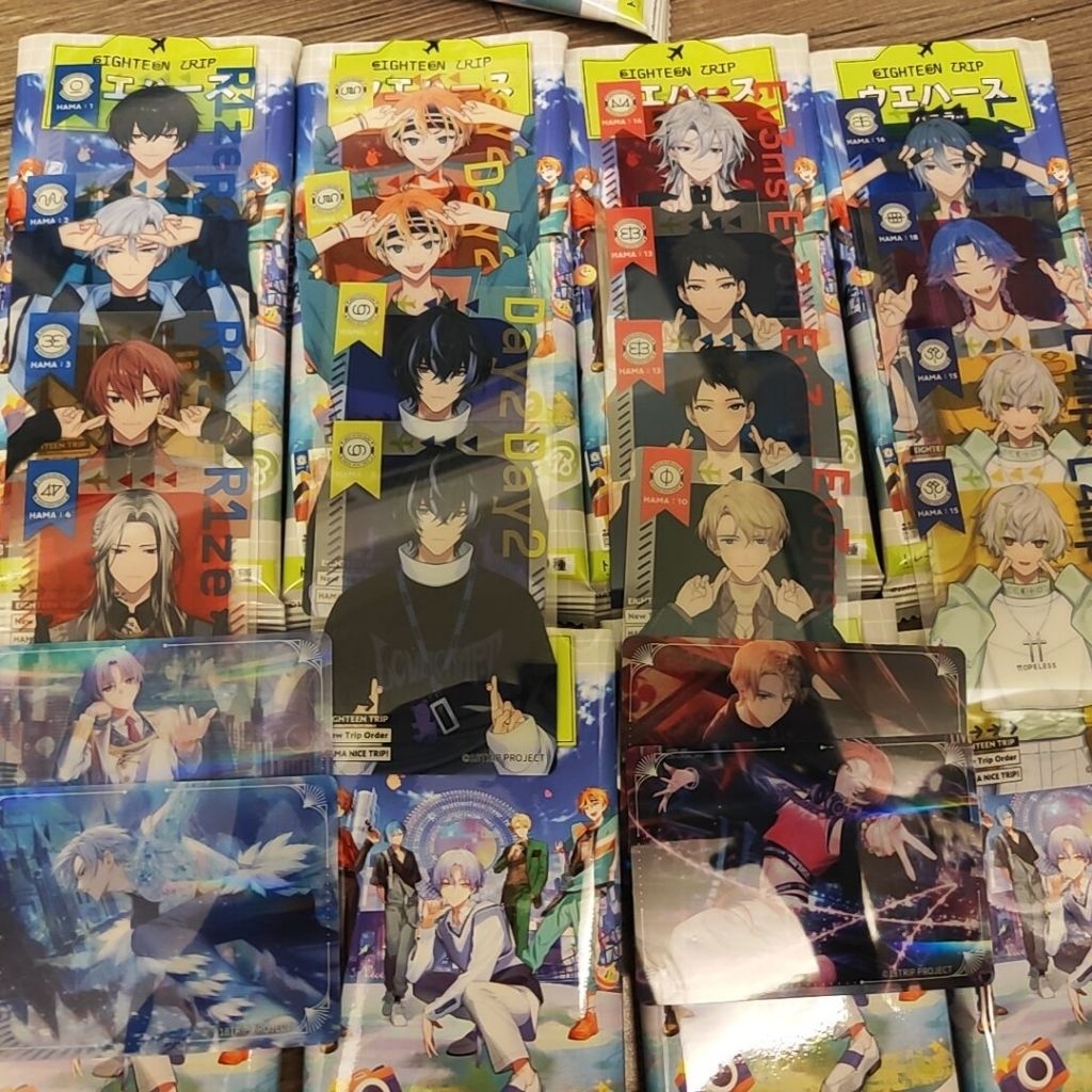 エイトリ 18TRIP 18旅 威化餅卡 透卡 餅卡