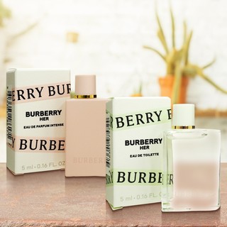 BURBERRY Her Intense果漾 淡香精 晨曦之翼 女性 淡香水 5ml 香水【小髮廊】DS027911 ！