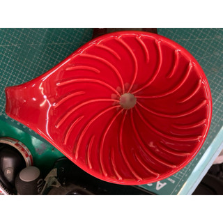 Tiamo 紅色陶瓷咖啡濾杯 HG5297 Ceramic coffee dripper