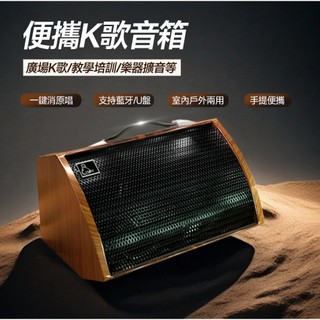 115年8月雅米塞爾 120W大功率唱歌K歌樂器演奏自彈直播喇叭音箱 KTV卡拉OK聽音樂藍芽點唱點歌附兩隻麥克風