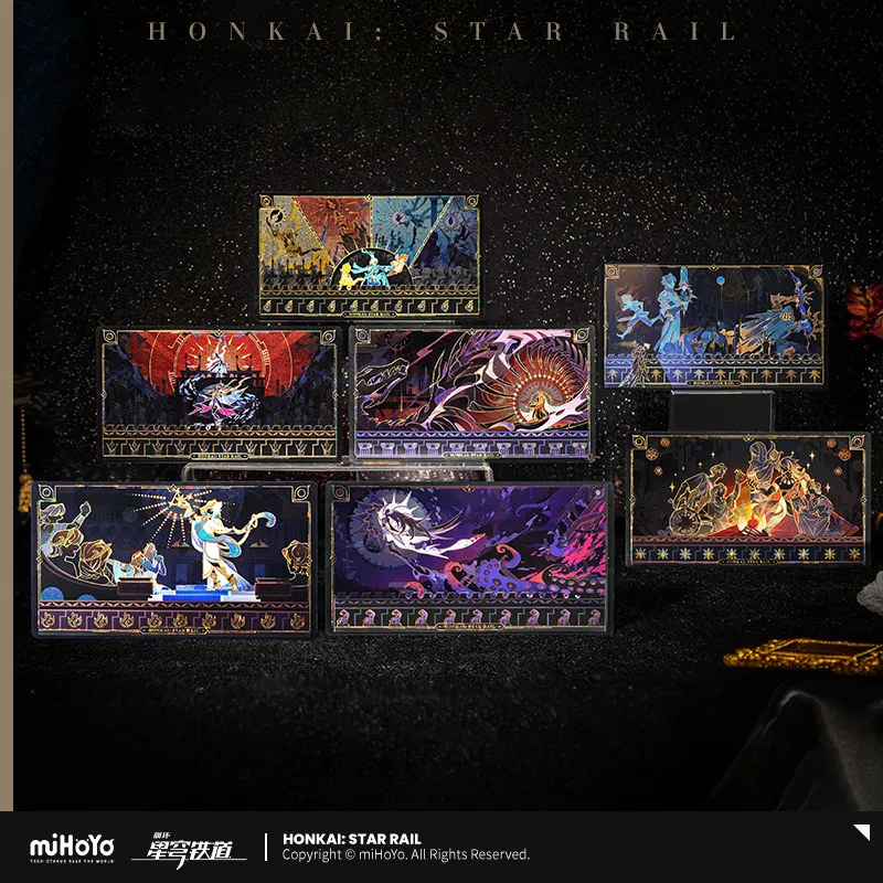 【官方正版】 崩壞：星穹鐵道 再創世之卷系列透卡 星穹鐵道透卡 星穹鐵道周邊 動漫週邊 游戲週邊