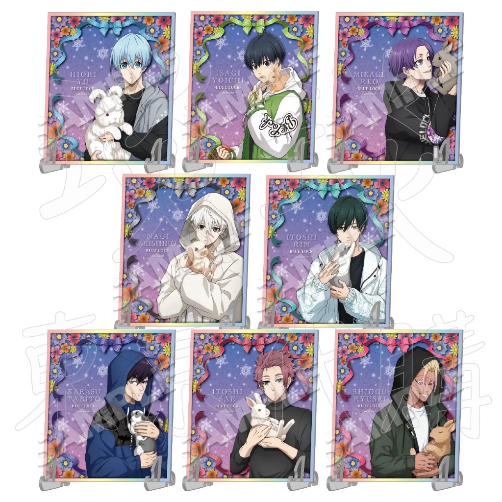 【睦睦代購】預購日版 藍色監獄 Rabbit 壓克力架 凪誠士郎 糸師凜 潔世一 御影玲王 糸師冴 士道龍聖 冰織羊