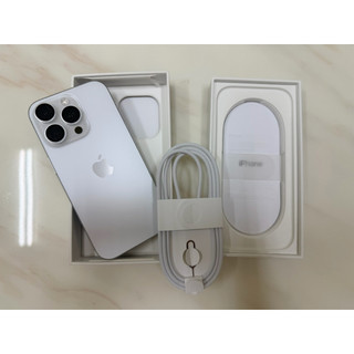 蘋果 apple iphone 16 pro 128g 台灣版 銀色 電池100%保固到26年1月 外觀無傷 功能全正常