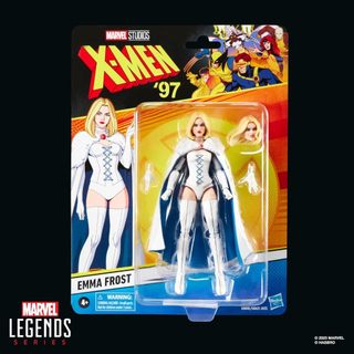 預購 美版 漫威Marvel Legends 白皇后Emma Frost 97年電視 X戰警X-MEN 復古吊卡 孩之寶