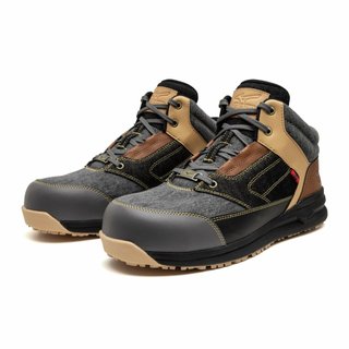 MIZUNO 美津濃 LSII 11L DENIM 日本岡山限定款 寬楦 塑鋼 工作鞋 防護鞋 F1GA257492