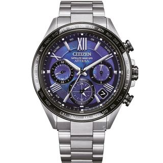 CITIZEN 星辰 ATTESA UNITE with BLUE GPS衛星對時錶 44.6MM CC4075-50L