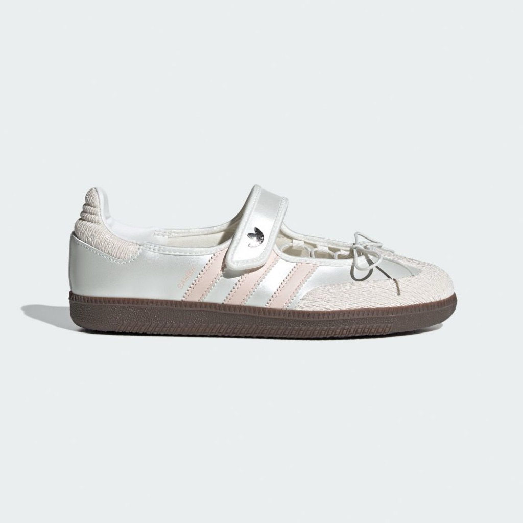 ADIDAS ORIGINALS SAMBA JANE 白粉 瑪莉珍 紋理感 魔鬼氈 女鞋 JR4482