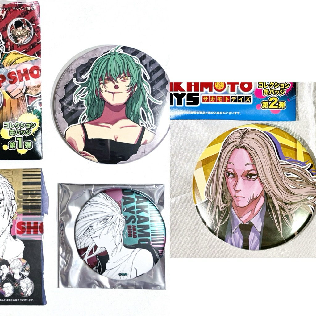 坂本日常 SAKAMOTO DAYS 浮雕徽章第二彈 原畫徽章第二彈 原畫徽章第一彈 神神廻 赤尾晶