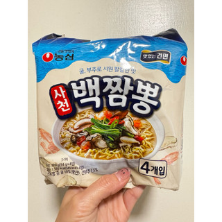 Nongshim 農心 非油炸四川辣海鮮白炒碼麵/一袋四入