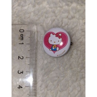 三麗鷗 正版 hello kitty 愛心小徽章 2004年 絕版品