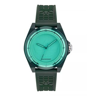【ADIDAS 愛迪達】Project Four Solar 樹脂錶帶 AOST25527 綠色 41mm