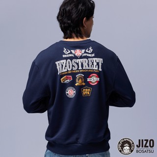 BLUE WAY 地藏小王 - 男款 多元素標章長TEE(丈青)
