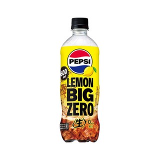 PEPSI百事 BIG ZERO生可樂-檸檬風味 600ml【Donki日本唐吉訶德】