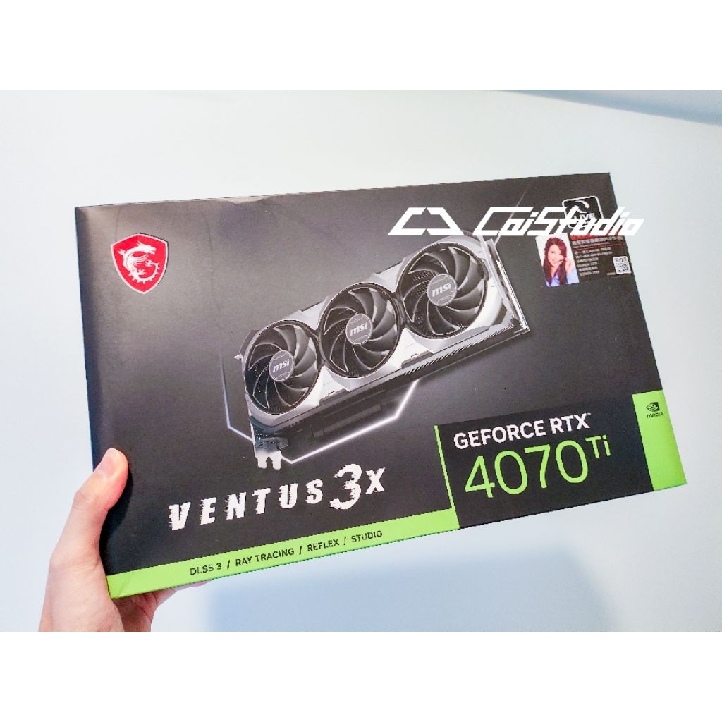 MSI 4070ti Ventus 3X 12g 顯示卡 RTX4070ti 微星 顯卡 gpu 二手