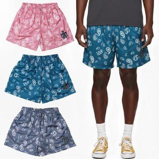 MTA PAISLEY PATTERN SHORT 灰藍 青綠 粉 網眼 變形蟲 單層 網布 短褲【MT25P006】