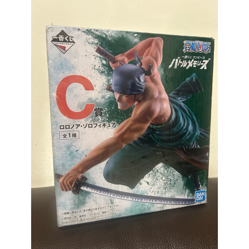 👍全新日版金證 一番賞 海賊王 航海王 C賞 戰鬥回憶錄 羅羅亞 索隆 公仔 模型 金證公仔 三刀流索隆 索隆公仔 索龍