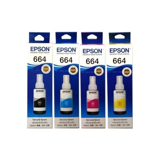 EPSON T664 原廠墨水瓶組｜適 L110、L120、L350、L1455