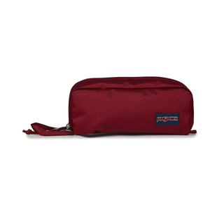 【JANSPORT】PERFECT POUCH 輕巧兩用 隨身小包 酒棕紅