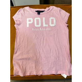 [二手正品］POLO 粉紅短T- Kid S