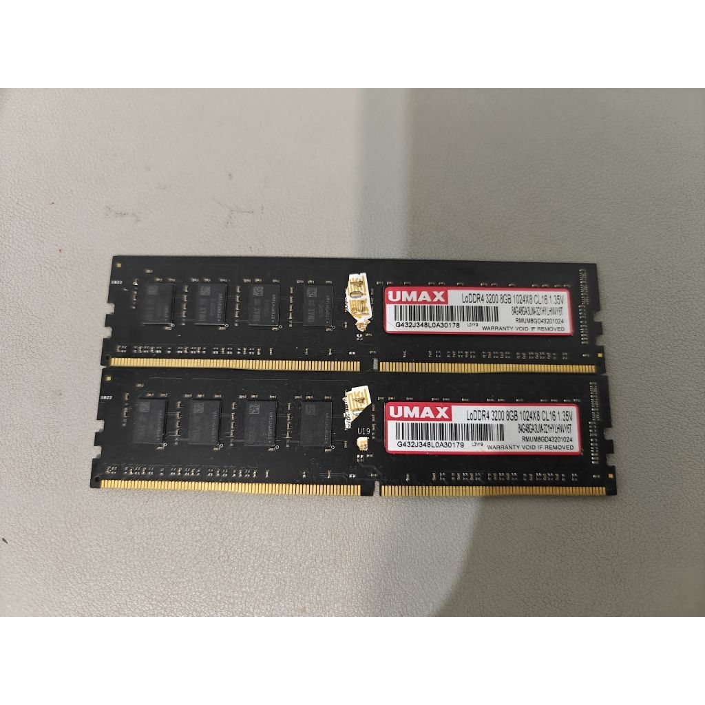 UMAX 8GB*2 DDR4-3200的價格推薦- 2026年4月| 比價比個夠BigGo