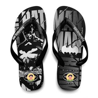 Batman 哈瓦仕 黑白漫畫蝙蝠俠 男女中性款 Top Heróis DC 漫畫 巴西夾腳拖 人字沙灘拖鞋