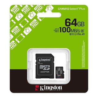 【3CTOWN】含稅 金士頓 64GB micro SD 記憶卡 100MB/s 含SD轉卡 SDCS3/64GB