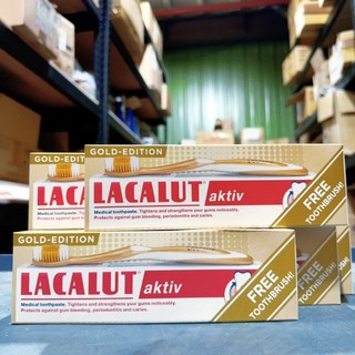 【潘蒂口袋屋】快速出貨 公司貨-德國 LACALUT 樂固特 AKTIV 強化牙齦牙膏 牙膏 護齦牙膏 強化牙齦