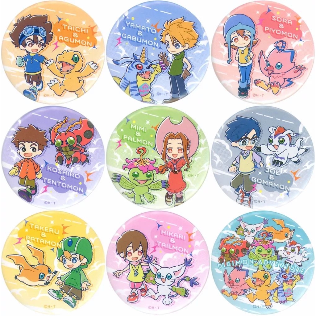 【現貨❆日本限定】數碼寶貝 25周年 太一 亞古獸 阿和 加布獸 迪路獸 阿武 巴達獸 巴魯獸 甲蟲獸 哥瑪獸 徽章