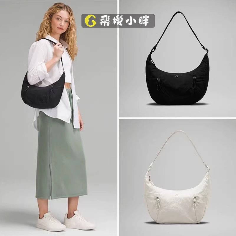 全新特價🉐【FIg-G】✈️加拿大運動第一品牌 LULULEMON Slouchy 單肩牛角包 13L/6L 餃子包