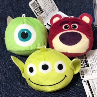 日本正版景品FuRyu 三眼怪 熊抱哥 史迪奇 大眼仔 迷你小麻糬 皮克斯 玩具總動員 迪士尼 娃娃 吊飾 掛飾