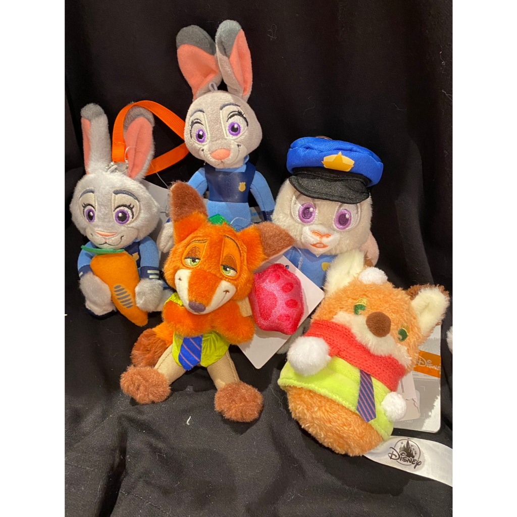 NSG國際批發物流-日本動物方城市吊飾(茱蒂紅蘿蔔/茱蒂警長站姿/尼克腳丫/茱蒂/芬尼克/飛仔紅蘿蔔)