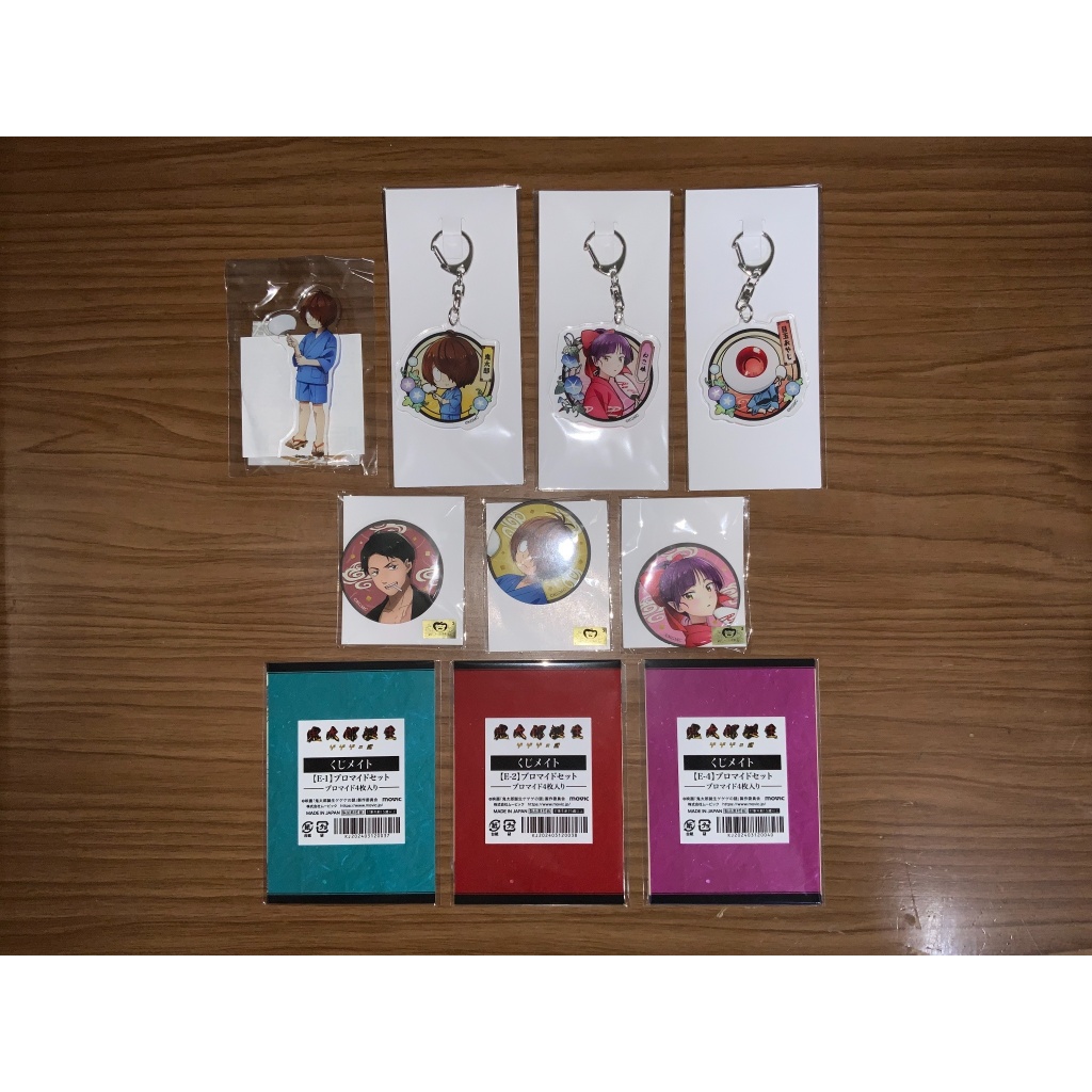 【全新/鬼太郎誕生】日本 安利美特 一番賞 鬼太郎誕生 咯咯咯之謎 水木 鬼太郎之父 鬼太郎 立牌 徽章 吊飾 卡片