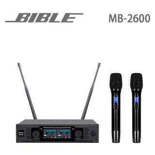 『概念音響』BIBLE MB-2600 無線麥克風組(含兩支手握麥克風)