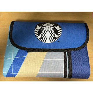全新正品-星巴克starbucks 咖啡生活野餐墊/摺疊野餐墊/露營野餐必備/好收納
