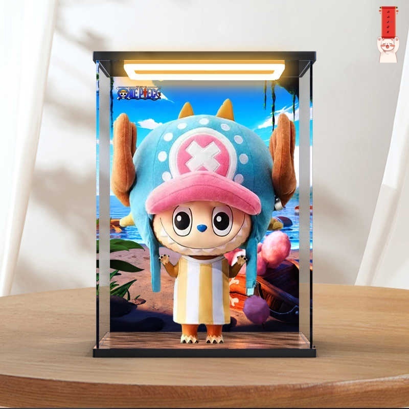 泡泡瑪特 400%展示盒 亞克力展示盒 labubu 適用 泡泡瑪特MEGA LABUBU 400%托尼托尼喬巴亞克力迴