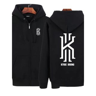 歐文 Kyrie Irving 獨行俠 拉鏈帽踢 連帽衫 純棉外套 棉外套 加絨外套 美式外套 秋冬外套 寬鬆外套 休閒
